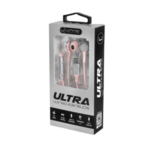 AUDIFONO CON MICROFONO UNNO USB-C ULTRA WIRED EARBUDS - HS7005PK -  PINK