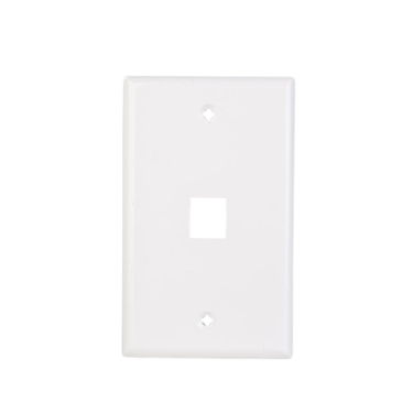 JACK FACE PLATE 1 SALIDAS VENLOGIC - EPF1002409 - BLANCA