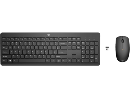 TECLADO MOUSE HP 235 WIRELESS RECEIVER 2.4GHZ 10MT RANGE, MOUSE 1600DPI - ENGLISH - 1Y4D0UT