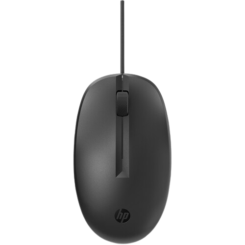 MOUSE USB HP 125 - OPTICO, USB, 1200DPI - NEGRO - 265A9UT
