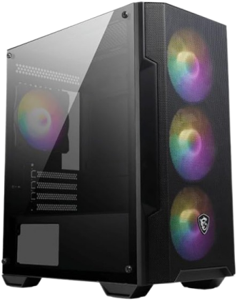 CASE MSI MAG FORGE M100A, MICRO ATX TOWER, PANEL ACRILICO, MICRO-ATX / MINI-ITX, 2X USB 2.0 TYPE-A, 1X USB 3.2 GEN 1 TYPE-A, 1X AUDIO, 1X MIC