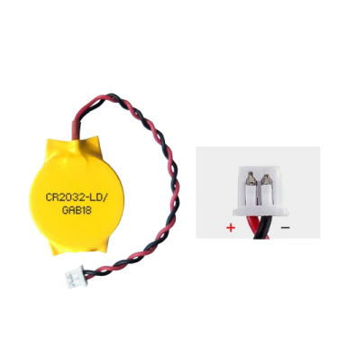 Battery CR2032 - CMOS RTC con conector de 2 pin Corto