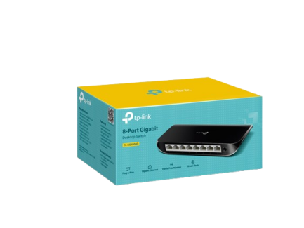 Switch TP-Link 8P Gigabit Desktop - TL-SG1008G