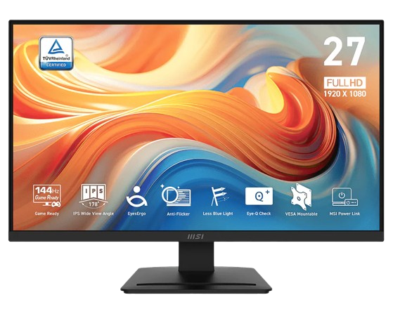 Monitor 27" MSI PRO MP273L E14 FHD IPS 144Hz – 1xHDMI 2.0 + 1xVGA/D-Sub