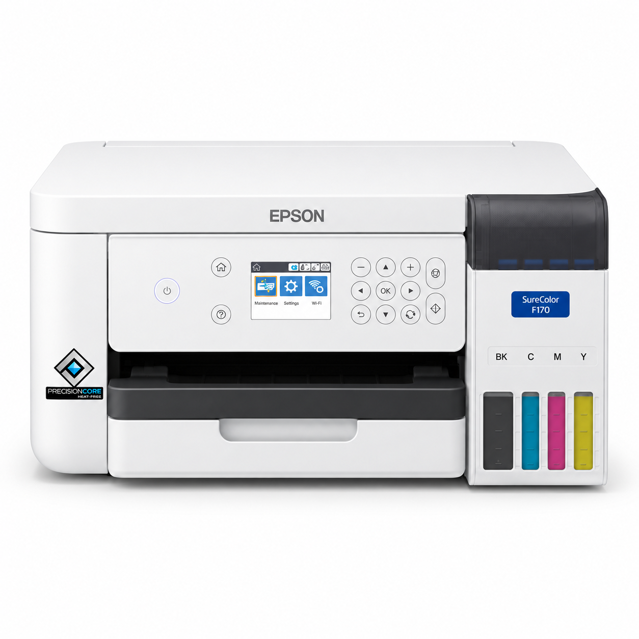 Impresora Epson SureColor F170 - Sublimación, Sistema de Tinta Continua - WiFi/Ethernet /USB - C11CJ80201