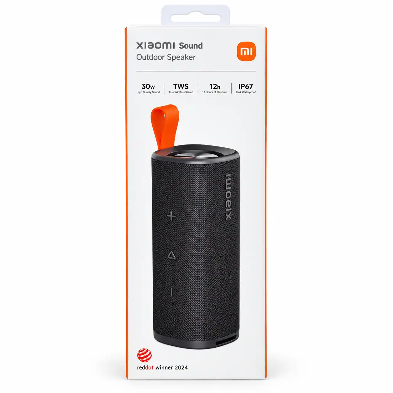Bocina Bluetooth Xiaomi Sound Outdoor – QBH4261GL – 30W, Bluetooth 5.4, 2600Mah,  USB-C 15W, IP67, TWS - Negra